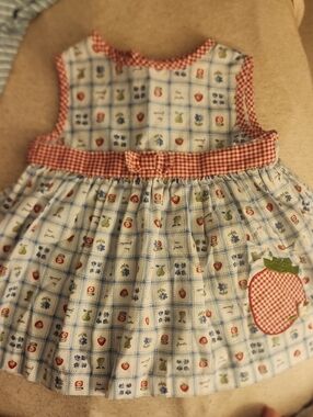 Sz 12-18 Month Strawberry Fruit Dress
